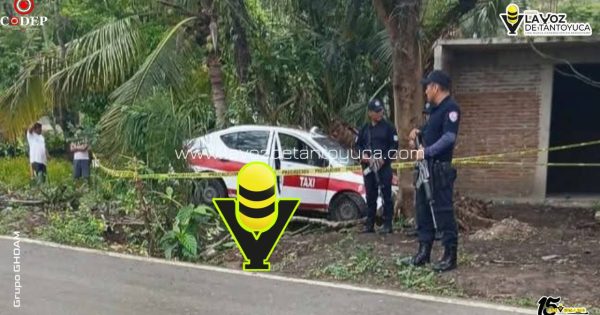 Fallece taxista tras presunto infarto en carretera Álamo - Ixhuatlán