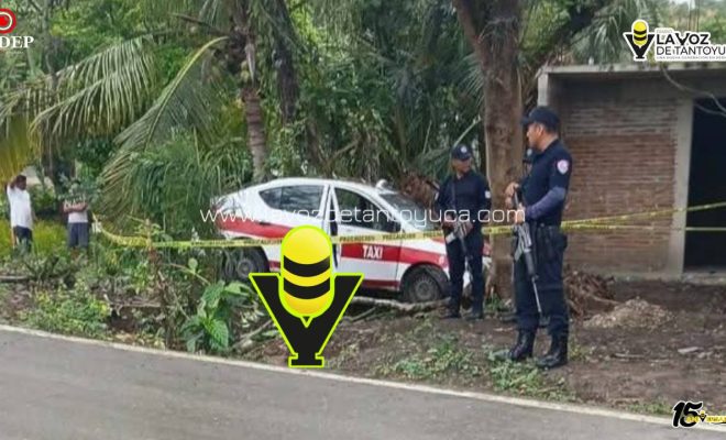 Fallece taxista tras presunto infarto en carretera Álamo - Ixhuatlán