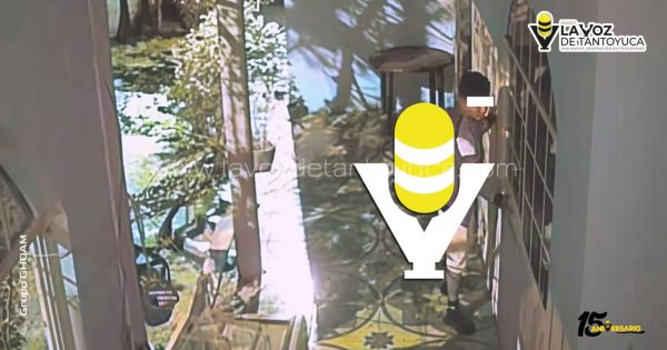 Alertan por presunto ladrón de casa - habitación en Huejutla