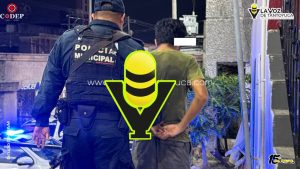 Detienen a hombre por agredir a su pareja en Centro de Tantoyuca
