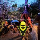 Motociclista resulta lesionado tras derrapar y chocar contra camioneta en Tempoal