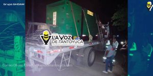 Vecinos retienen camioneta que transportaba generador de luz  