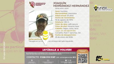 Desaparece hombre en Platón Sánchez