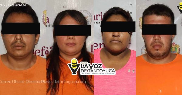 Detienen a cuatro implicados en atentado con bomba casera en Papantla