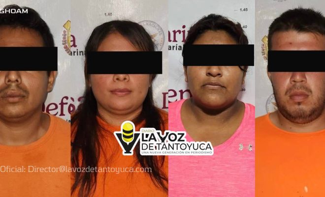 Detienen a cuatro implicados en atentado con bomba casera en Papantla