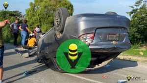 Accidente múltiple deja cuantiosos daños materiales y varios lesionados en Tampico 