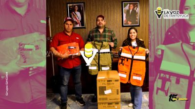 Refuerzan a Protección Civil con nuevo equipo, en Tantoyuca