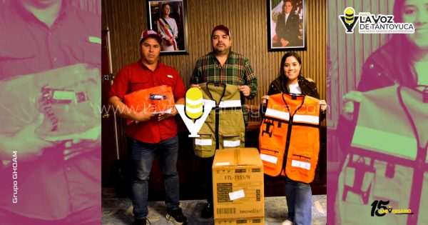 Refuerzan a Protección Civil con nuevo equipo, en Tantoyuca