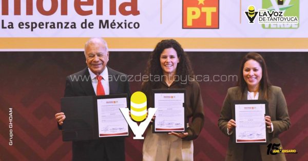 "La transformación más fuerte que nunca": Morena, PVEM y PT refrendan alianza rumbo a 2027
