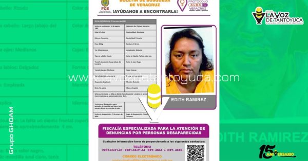 Activan Protocolo Alba por desaparición de mujer en Pánuco