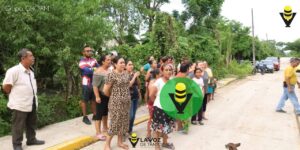 Se manifiestan vecinos de la 18 de Marzo; no tienen luz 