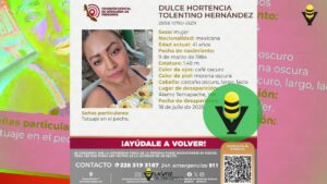 Desaparece joven mujer; fue a cortar escobas y ya no regresó 