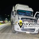 Tractocamión termina averiado por falla en el GPS