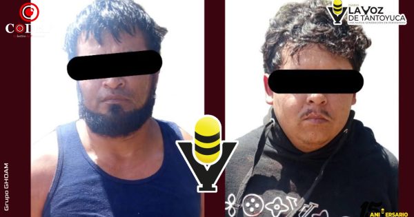 Dos hombres son detenidos por su presunta relación con homicidio en Pachuca