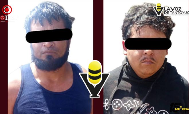 Dos hombres son detenidos por su presunta relación con homicidio en Pachuca