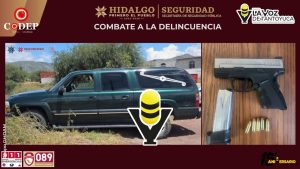 Dos hombres son detenidos por su presunta relación con homicidio en Pachuca