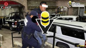 Detienen a dos sujetos tras protagonizar riña en la colonia Azteca