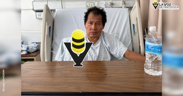 Solicitan apoyo para localizar familiares de hombre hospitalizado en Tempoal