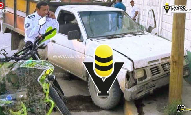 Conductor resulta lesionado tras chocar contra un poste, en El Higo