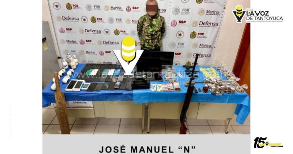 En Tempoal, una persona detenida y objetos asegurados en operativo de cateo con fuerzas federales y estatales