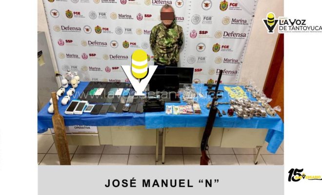 En Tempoal, una persona detenida y objetos asegurados en operativo de cateo con fuerzas federales y estatales