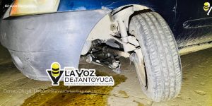 Vehículo averiado bloquea calle en la Ruiz Cortines