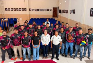 Tantoyuca fortalece coordinación con moto mandados para reforzar la seguridad