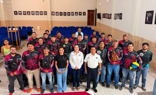 Tantoyuca fortalece coordinación con moto mandados para reforzar la seguridad